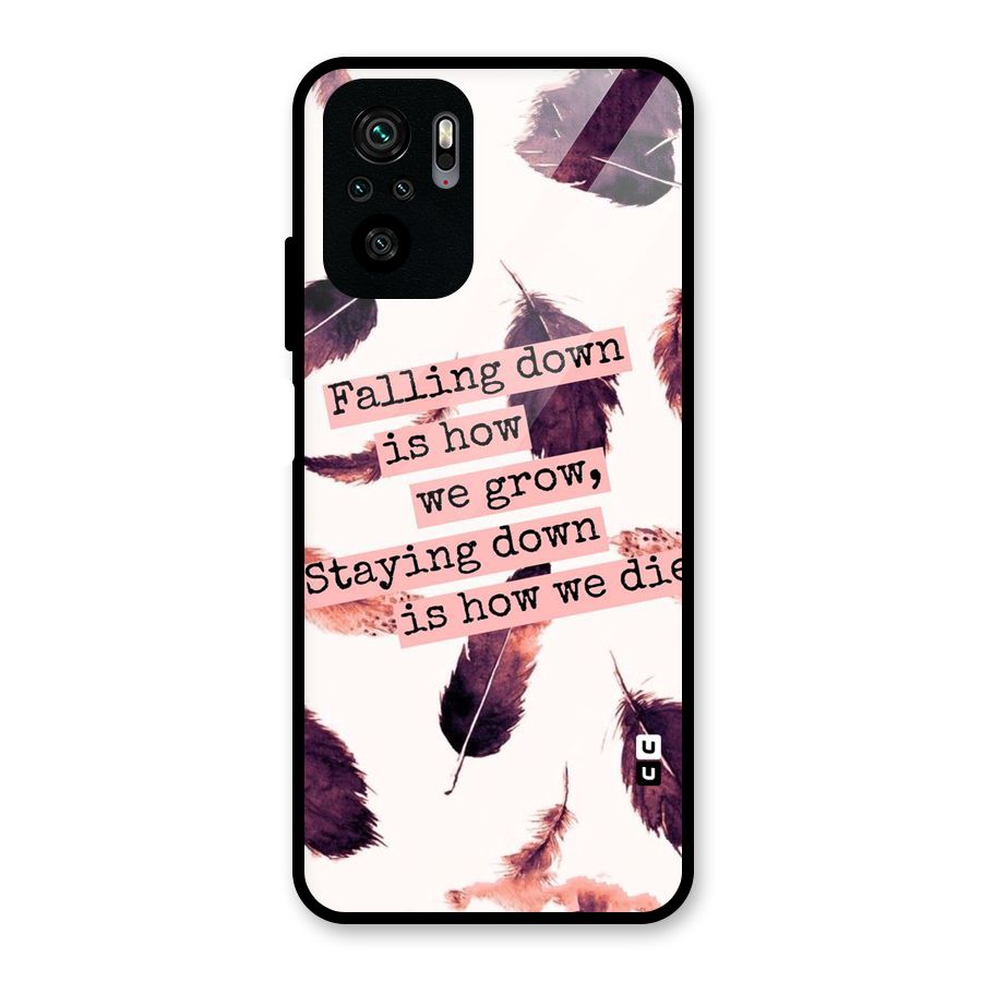 Grow Glass Back Case for Redmi Note 10S