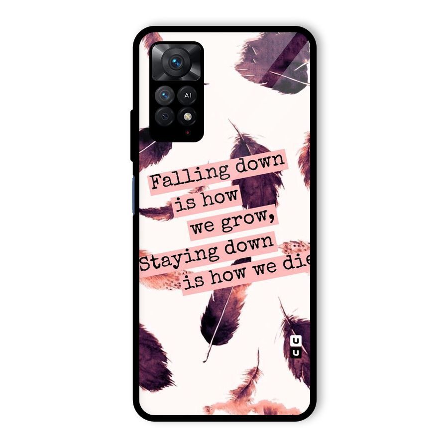 Grow Glass Back Case for Redmi Note 11 Pro