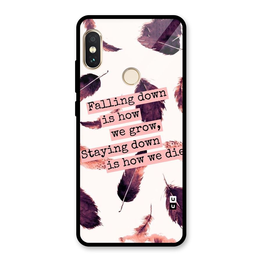 Grow Glass Back Case for Redmi Note 5 Pro