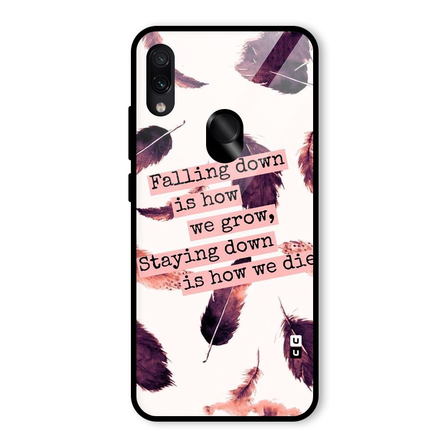 Grow Glass Back Case for Redmi Note 7 Pro