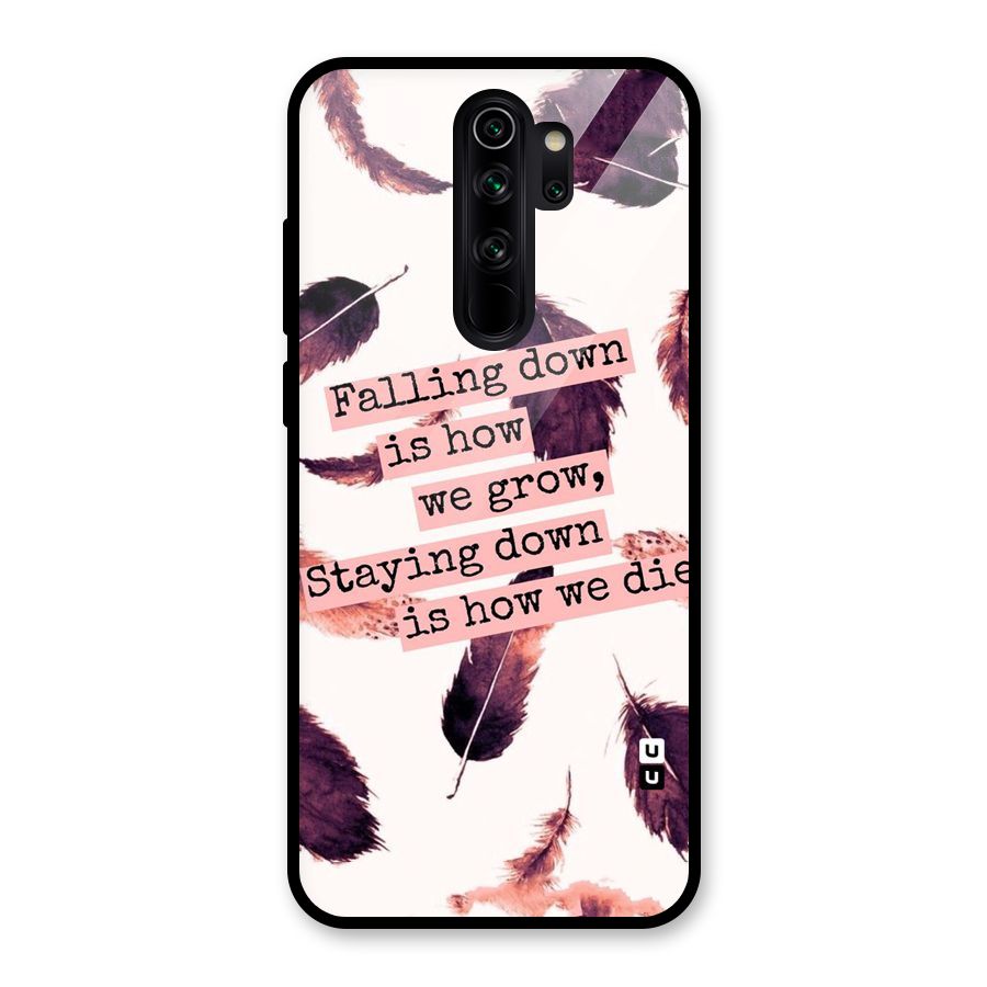 Grow Glass Back Case for Redmi Note 8 Pro
