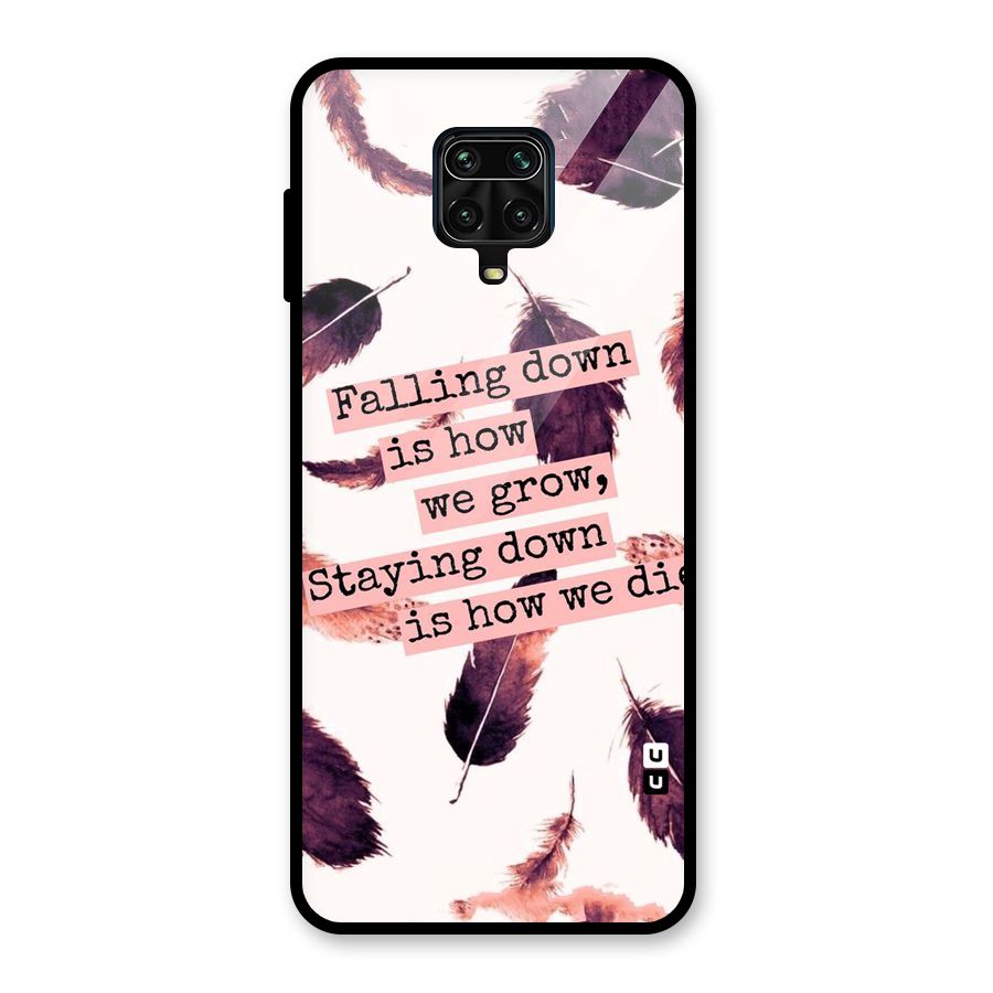 Grow Glass Back Case for Redmi Note 9 Pro Max