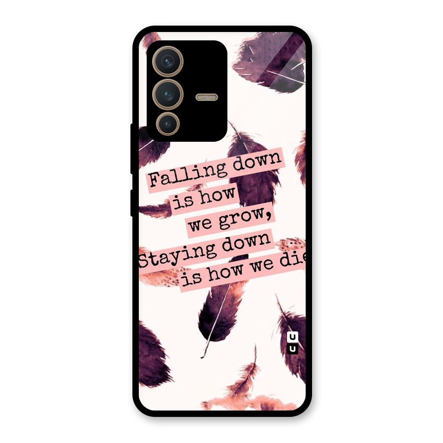 Grow Glass Back Case for Vivo V23 5G