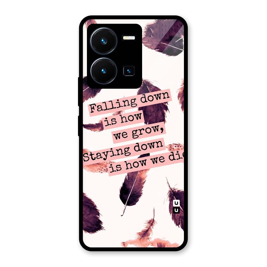 Grow Glass Back Case for Vivo Y35