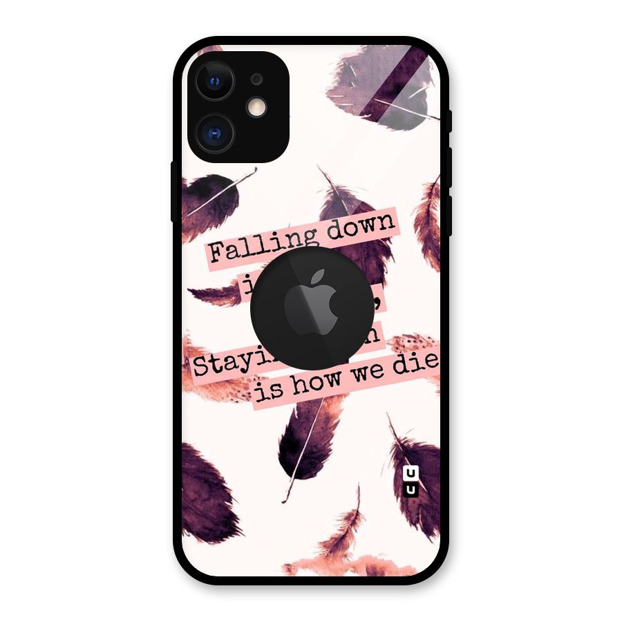 Grow Glass Back Case for iPhone 11 Logo Cut