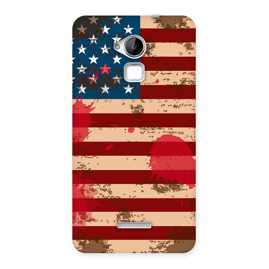 Grunge USA Flag Back Case for Coolpad Note 3