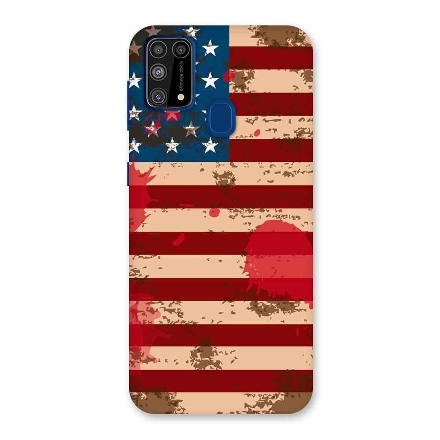 Grunge USA Flag Back Case for Galaxy F41