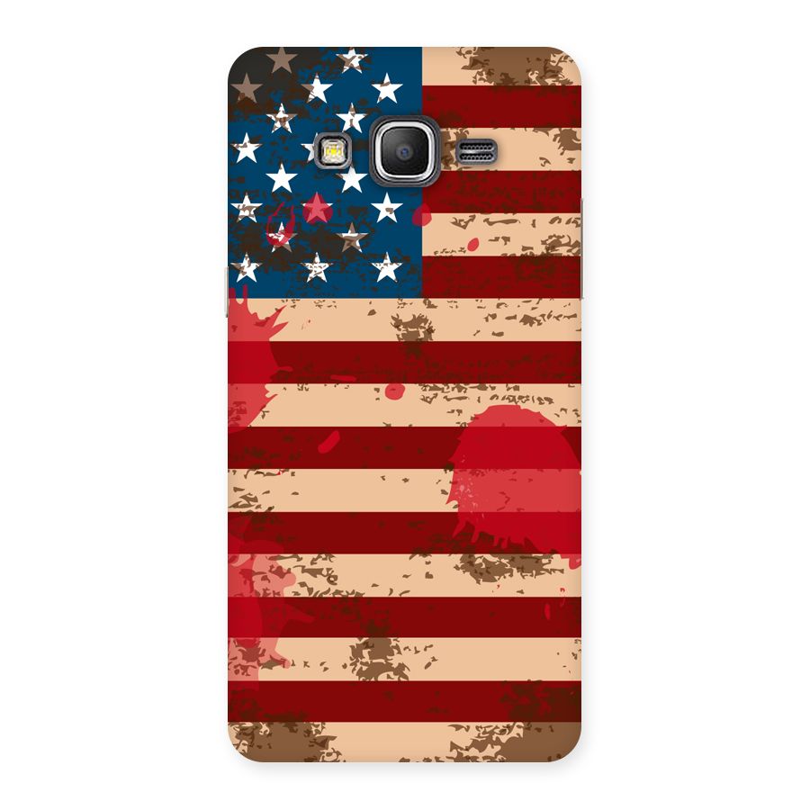 Grunge USA Flag Back Case for Galaxy Grand Prime
