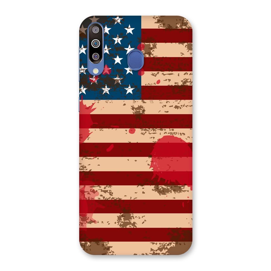 Grunge USA Flag Back Case for Galaxy M30