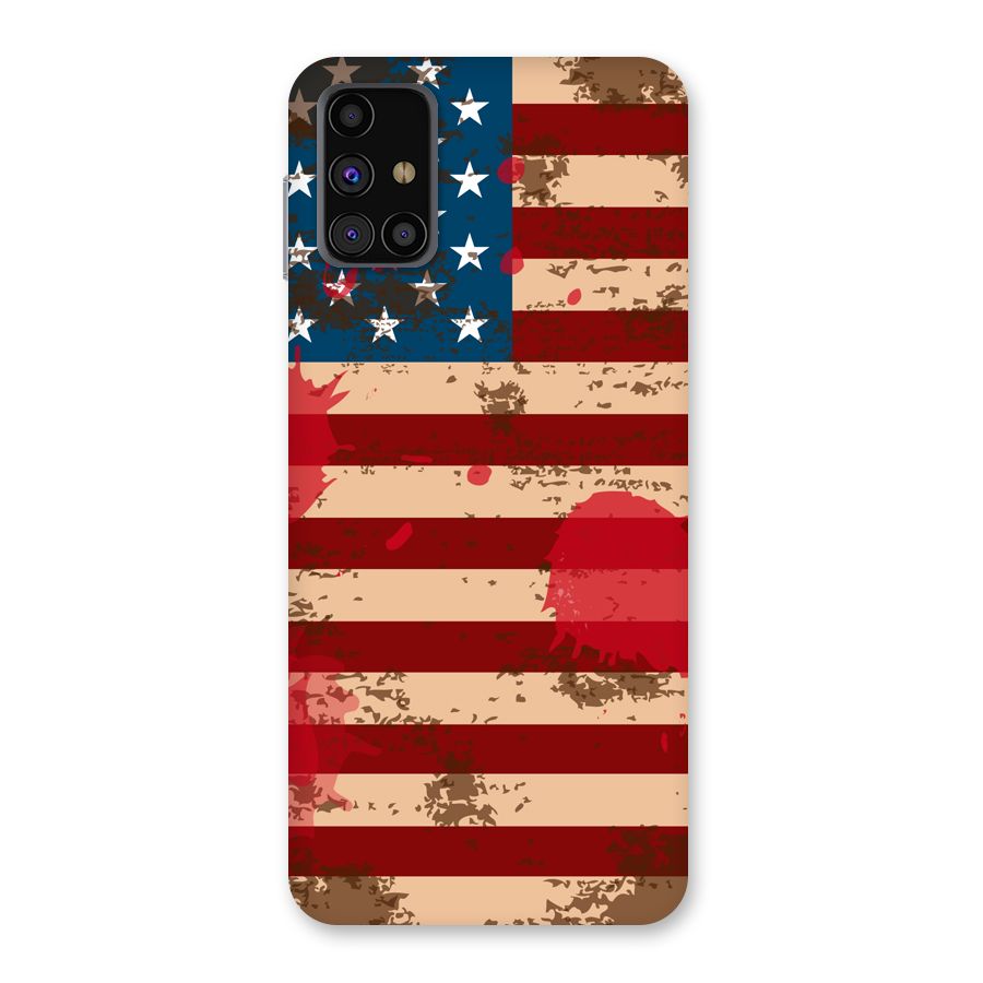 Grunge USA Flag Back Case for Galaxy M31s