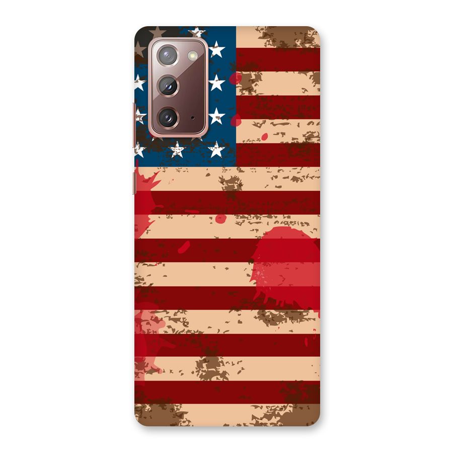 Grunge USA Flag Back Case for Galaxy Note 20