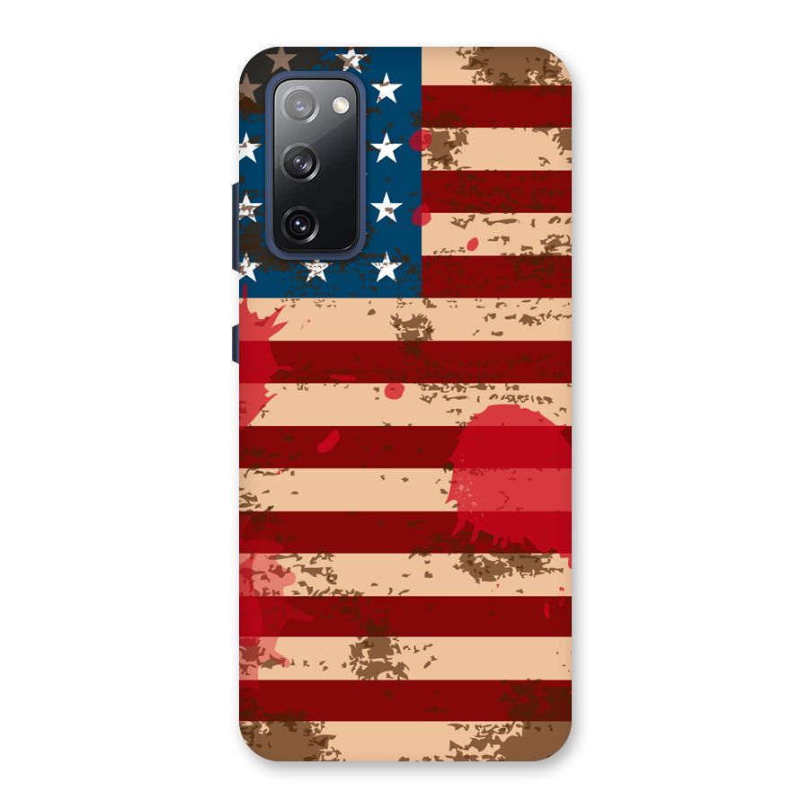Grunge USA Flag Back Case for Galaxy S20 FE