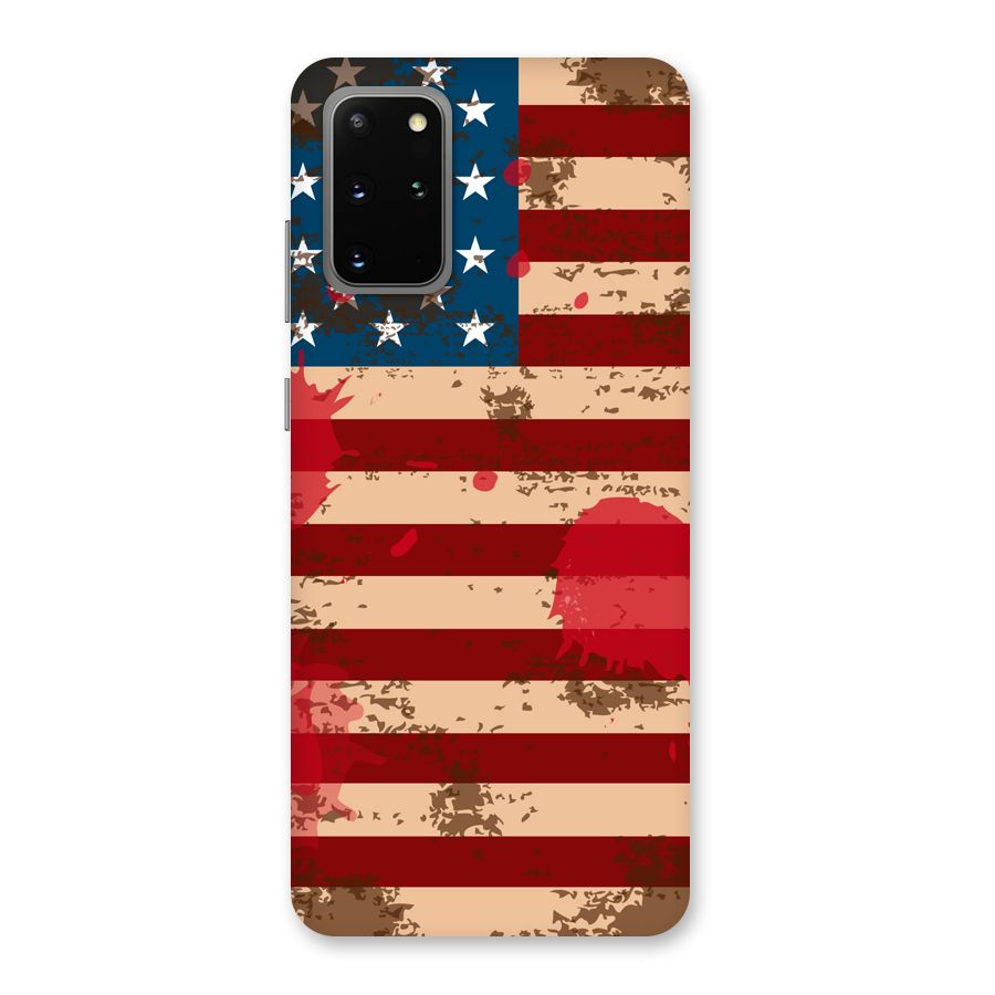 Grunge USA Flag Back Case for Galaxy S20 Plus