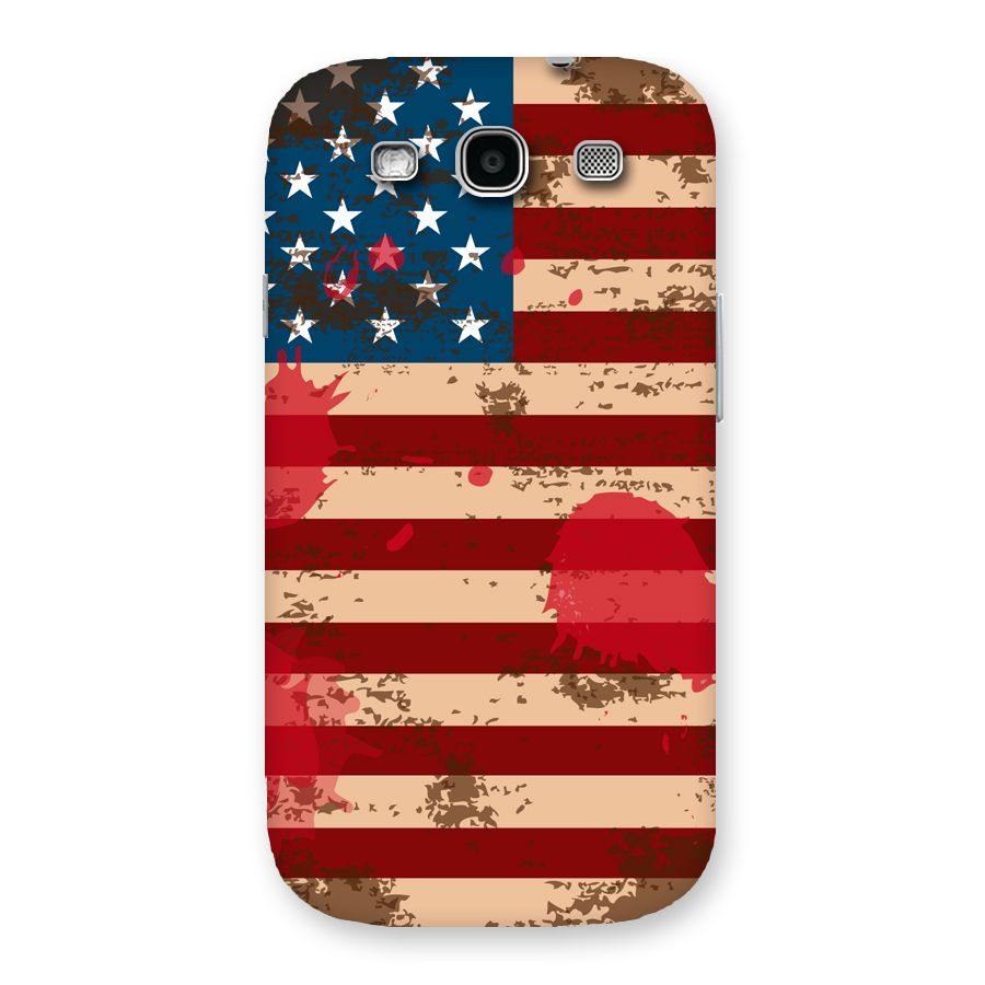 Grunge USA Flag Back Case for Galaxy S3