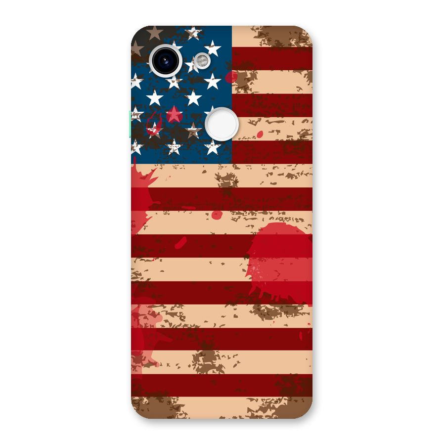 Grunge USA Flag Back Case for Google Pixel 3