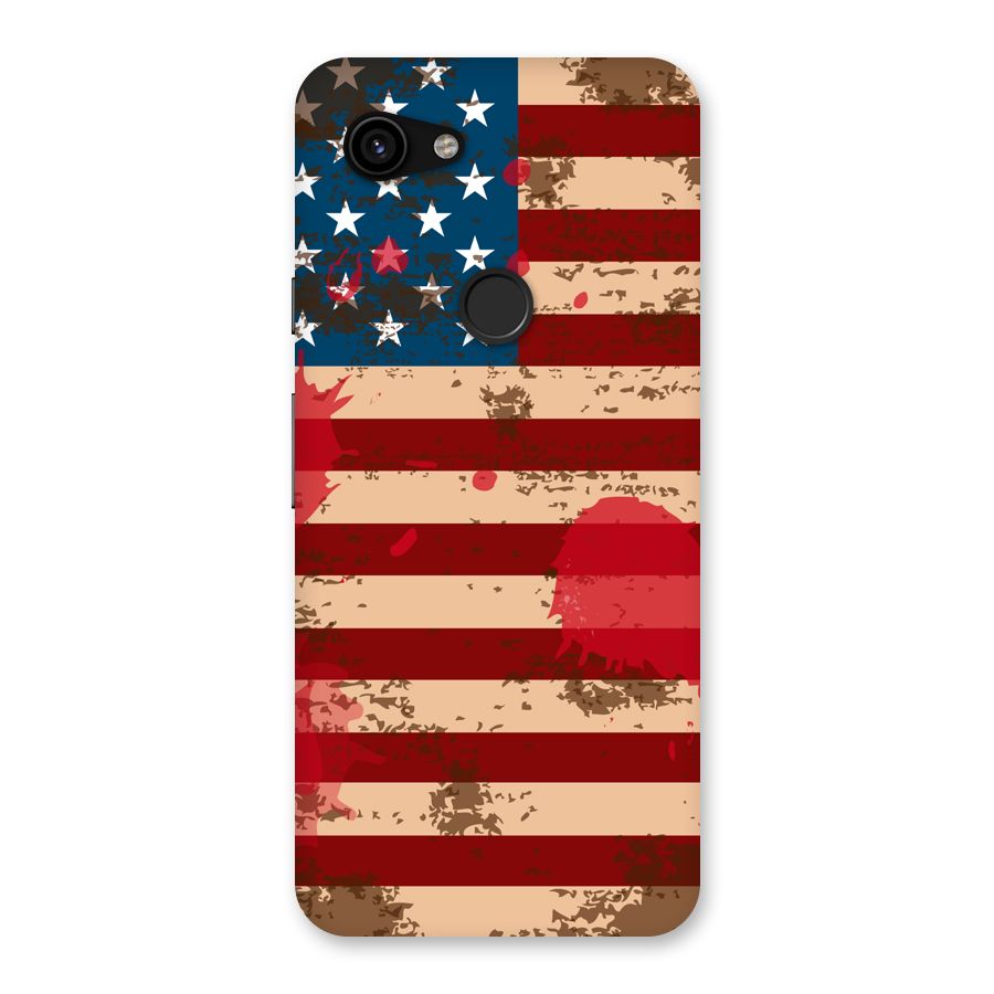 Grunge USA Flag Back Case for Google Pixel 3a