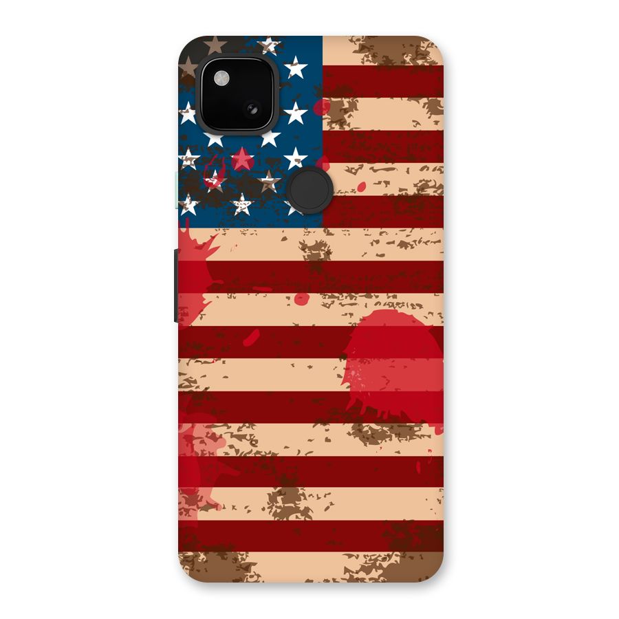 Grunge USA Flag Back Case for Google Pixel 4a