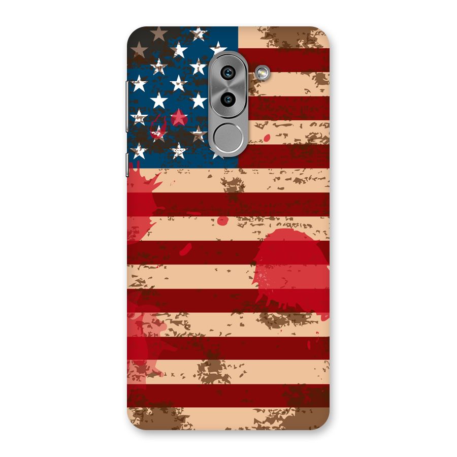 Grunge USA Flag Back Case for Honor 6X