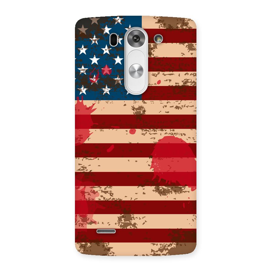 Grunge USA Flag Back Case for LG G3 Mini