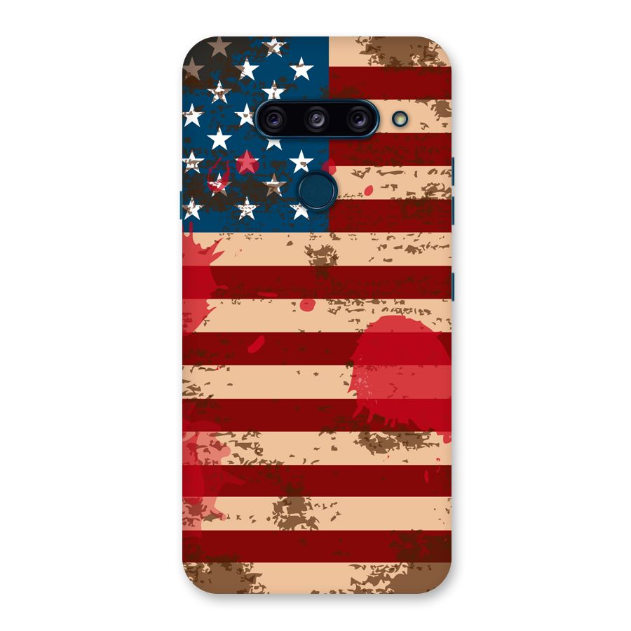 Grunge USA Flag Back Case for LG  V40 ThinQ