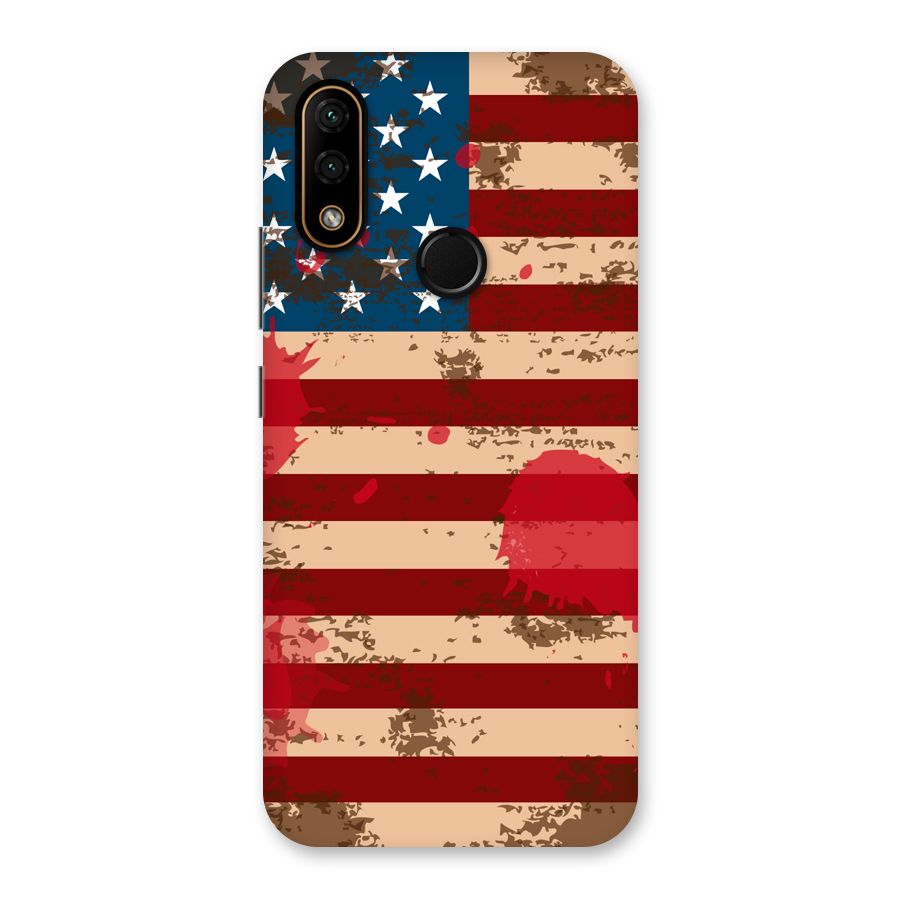Grunge USA Flag Back Case for Lenovo A6 Note