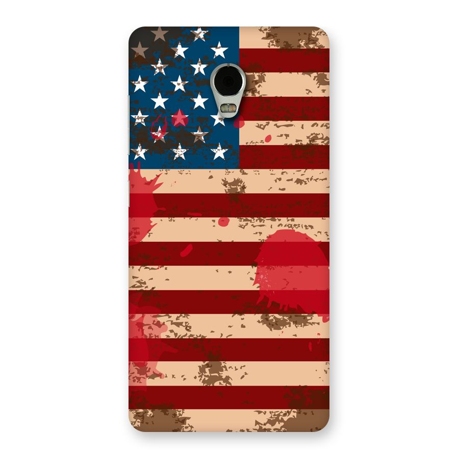 Grunge USA Flag Back Case for Lenovo Vibe P1