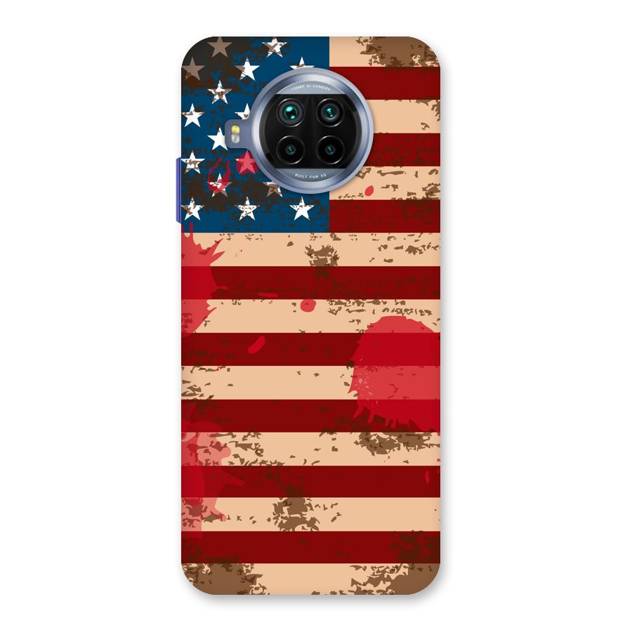 Grunge USA Flag Back Case for Mi 10i