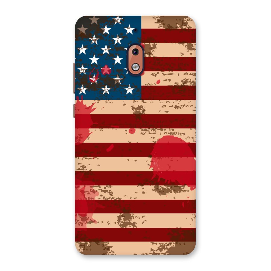 Grunge USA Flag Back Case for Nokia 2.1