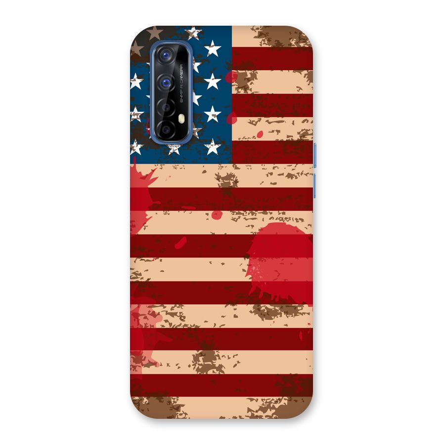 Grunge USA Flag Back Case for Realme 7