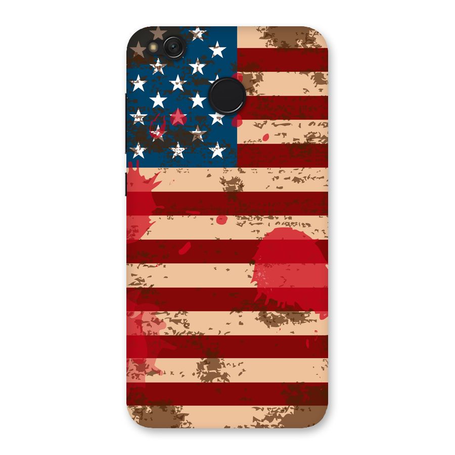 Grunge USA Flag Back Case for Redmi 4