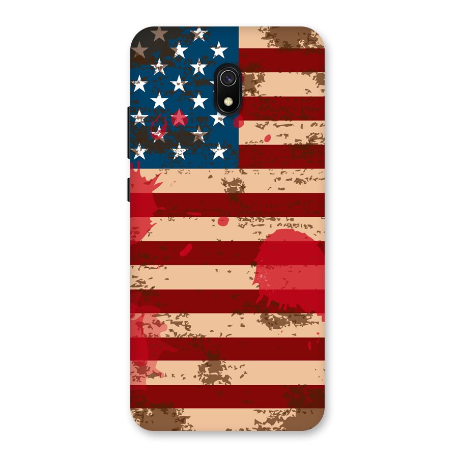 Grunge USA Flag Back Case for Redmi 8A