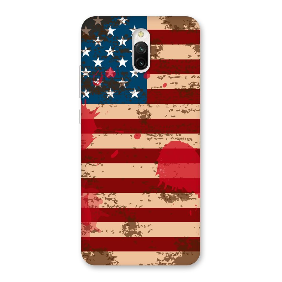 Grunge USA Flag Back Case for Redmi 8A Dual