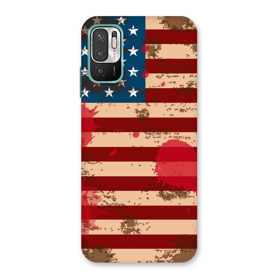 Grunge USA Flag Back Case for Redmi Note 10T 5G