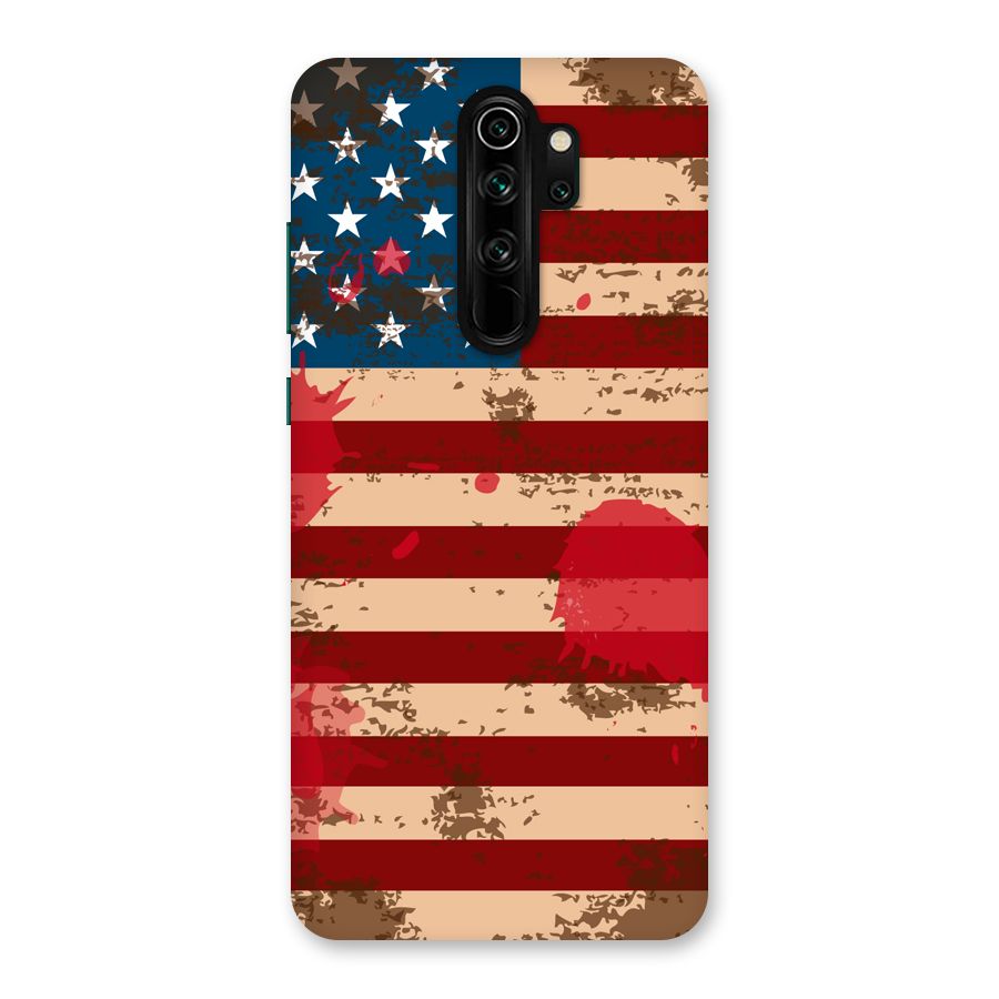Grunge USA Flag Back Case for Redmi Note 8 Pro