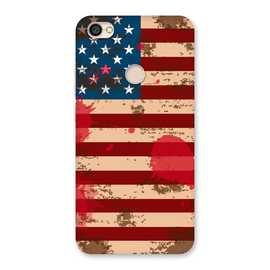 Grunge USA Flag Back Case for Redmi Y1 2017