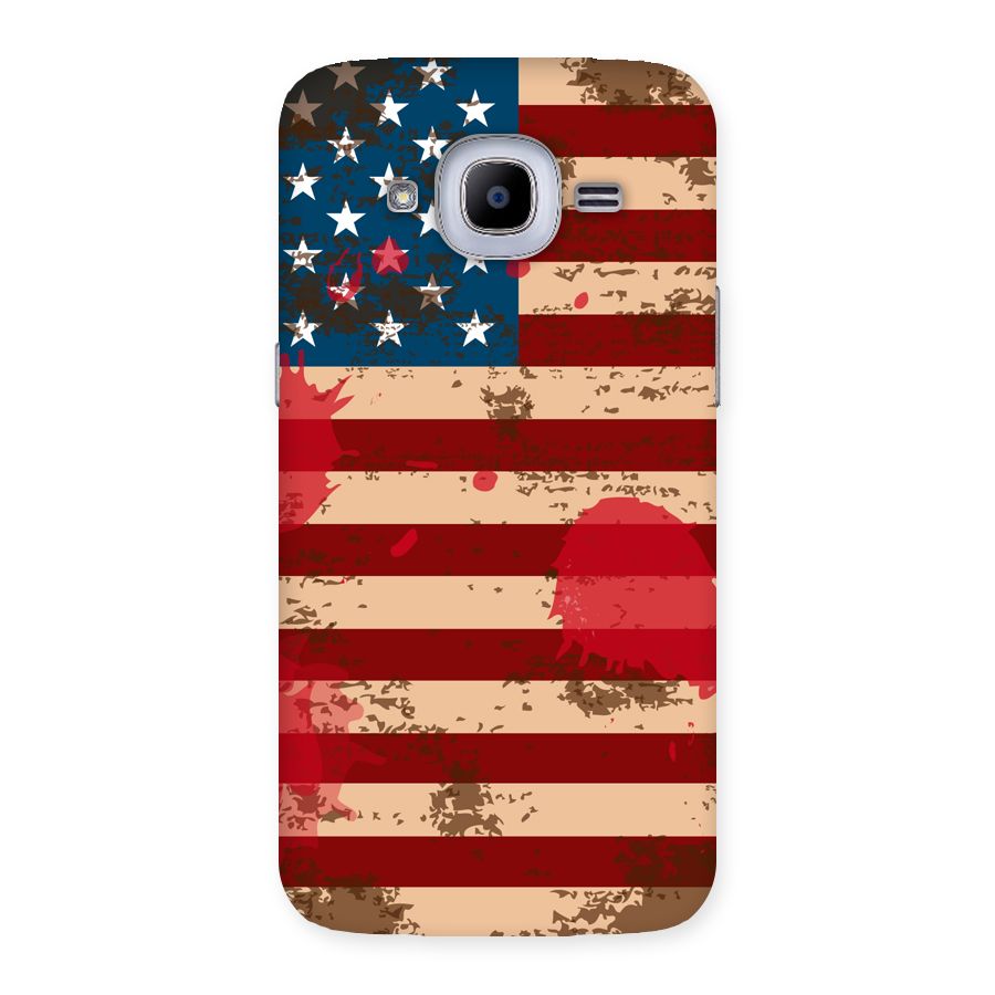 Grunge USA Flag Back Case for Samsung Galaxy J2 Pro