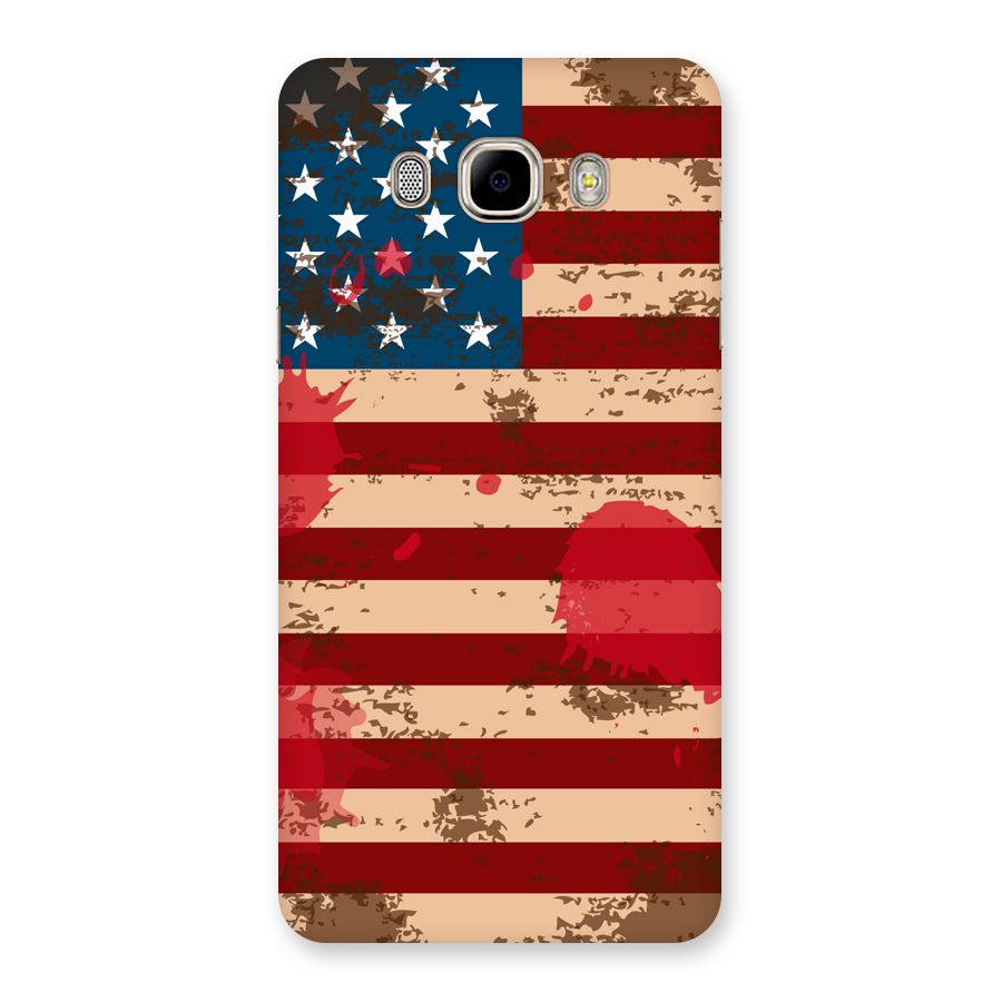 Grunge USA Flag Back Case for Samsung Galaxy J7 2016