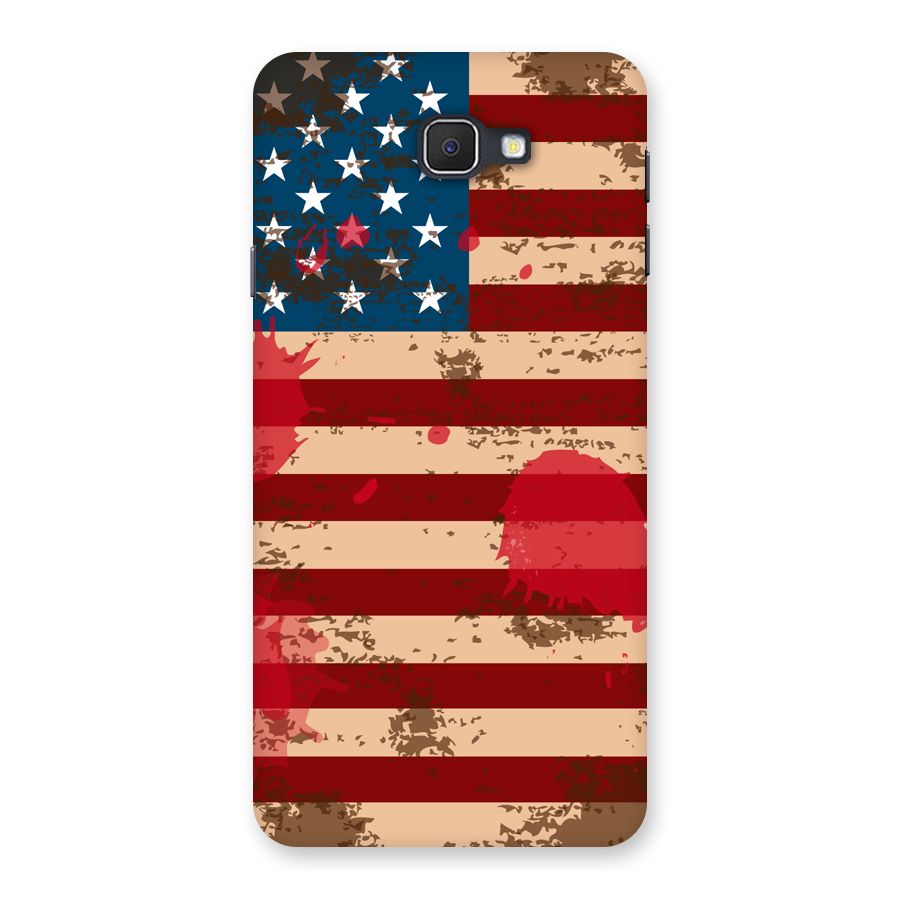 Grunge USA Flag Back Case for Samsung Galaxy J7 Prime