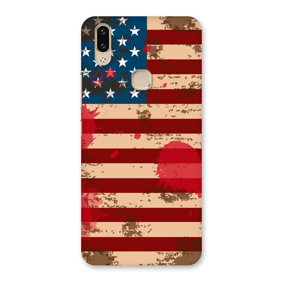 Grunge USA Flag Back Case for Vivo V9 Youth