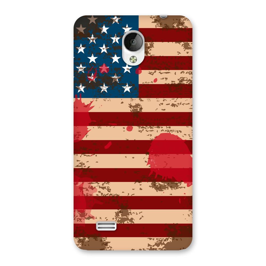 Grunge USA Flag Back Case for Vivo Y21