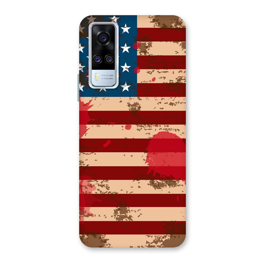 Grunge USA Flag Back Case for Vivo Y31