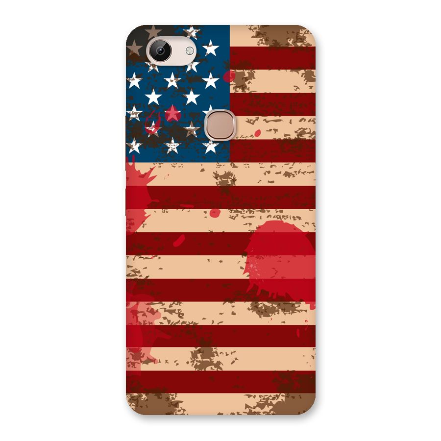 Grunge USA Flag Back Case for Vivo Y83