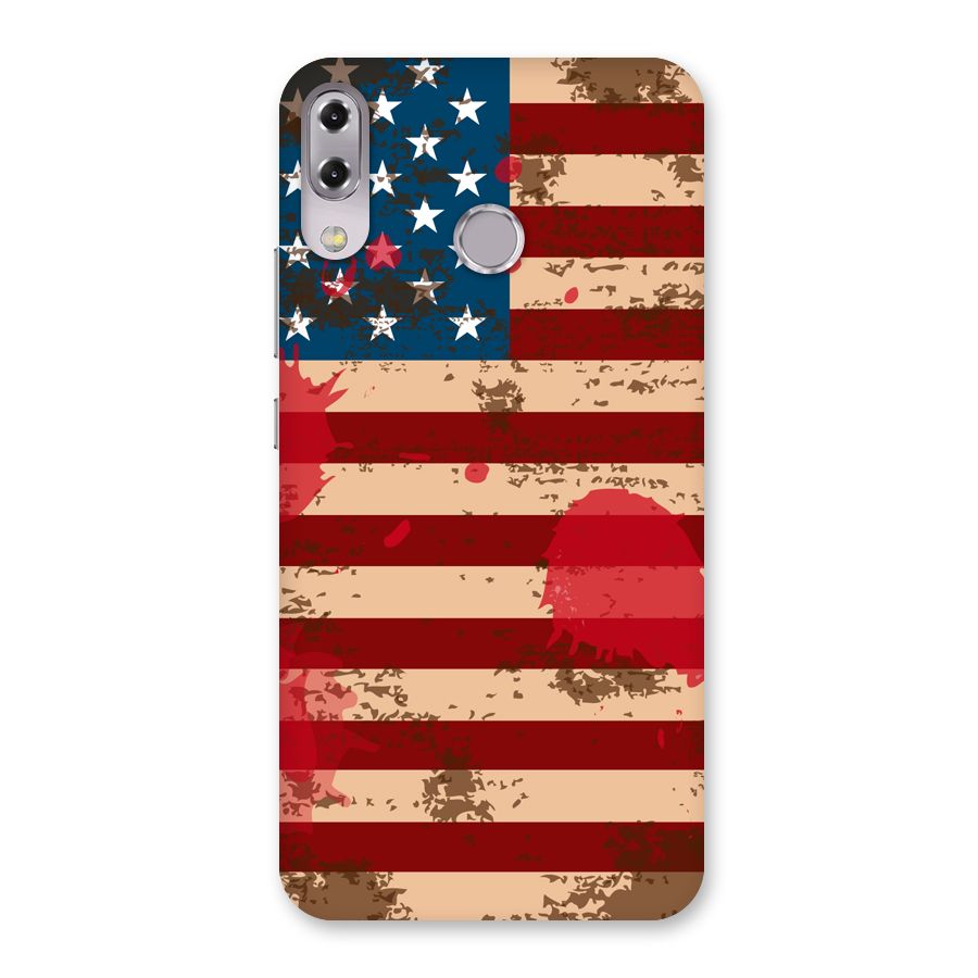 Grunge USA Flag Back Case for Zenfone 5Z