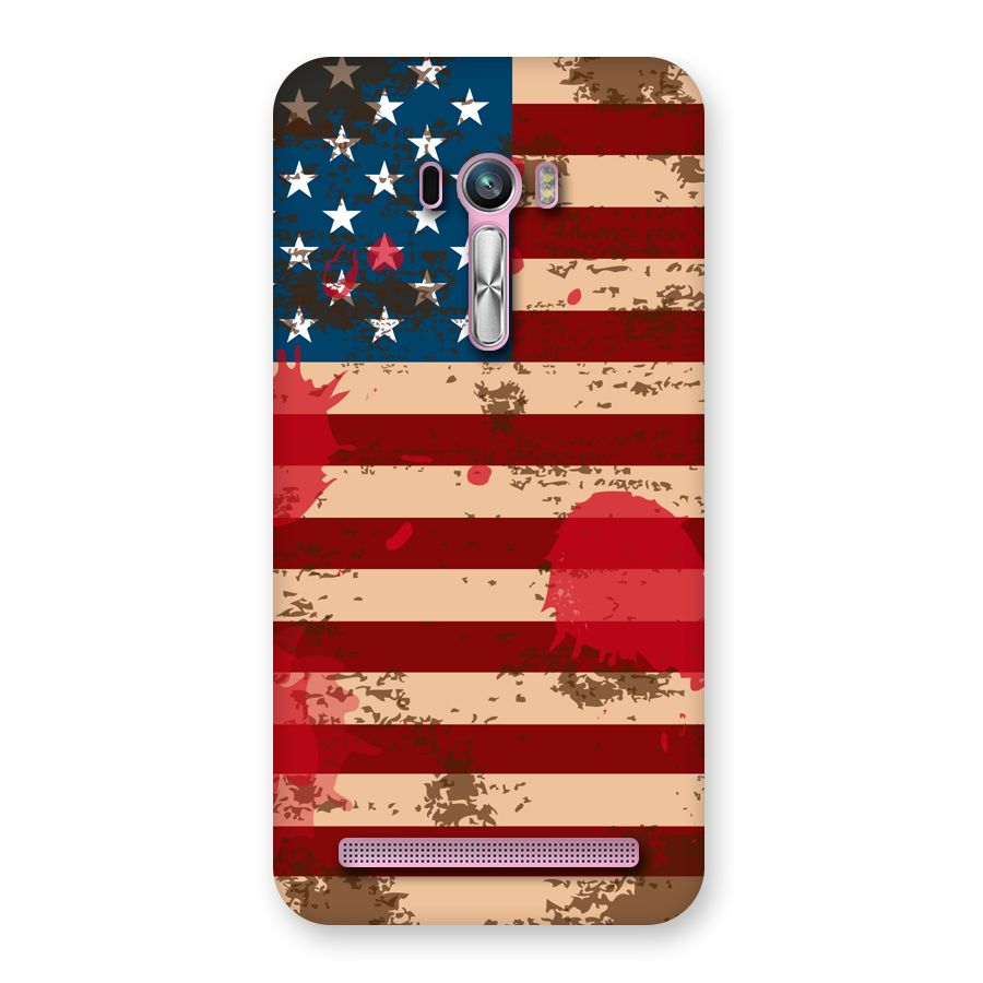 Grunge USA Flag Back Case for Zenfone Selfie