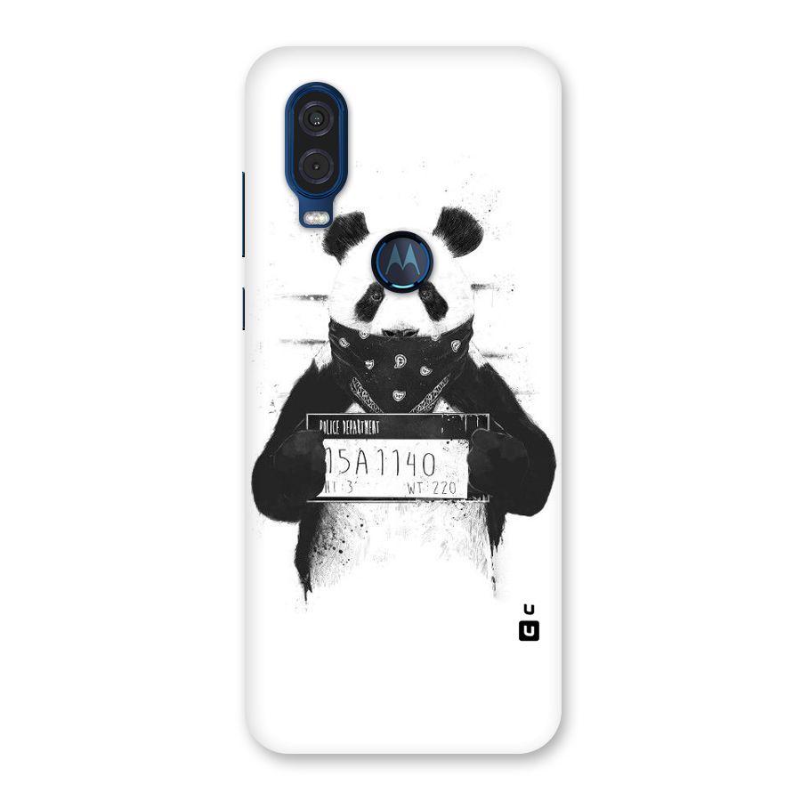 Guilty Panda Back Case for Motorola One Vision