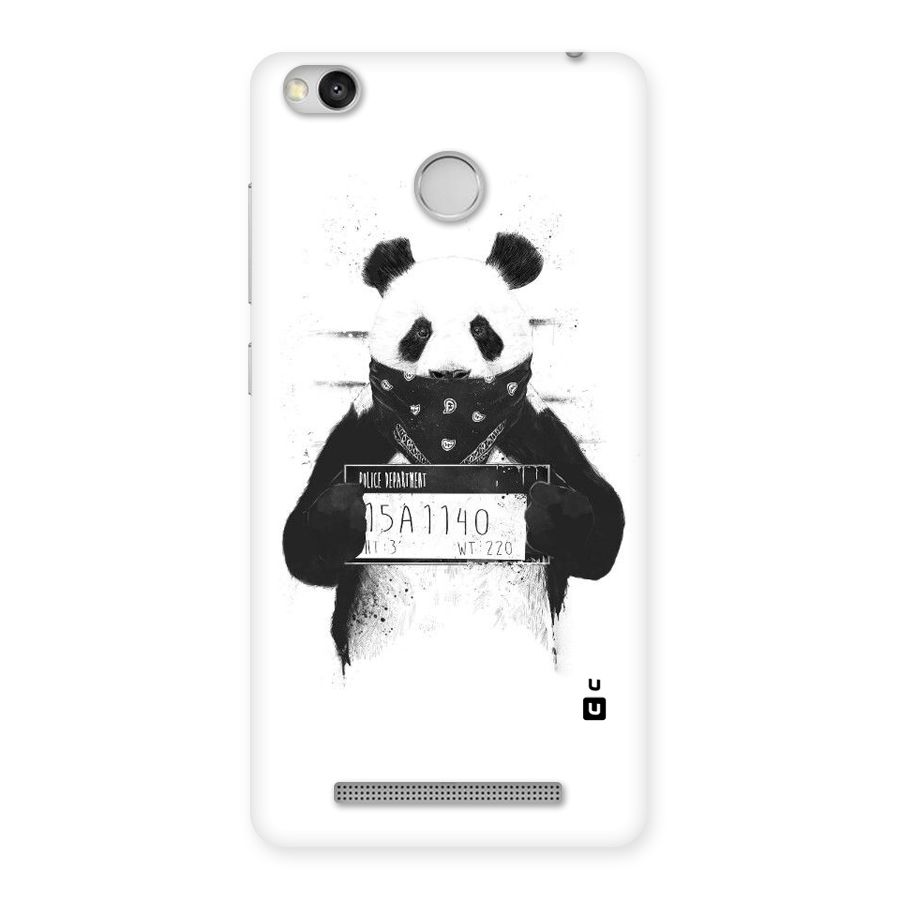 Guilty Panda Back Case for Redmi 3S Prime