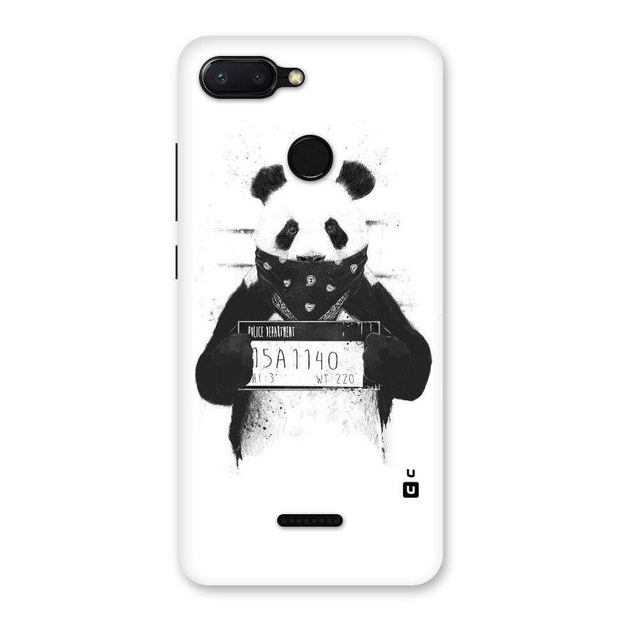 Guilty Panda Back Case for Redmi 6