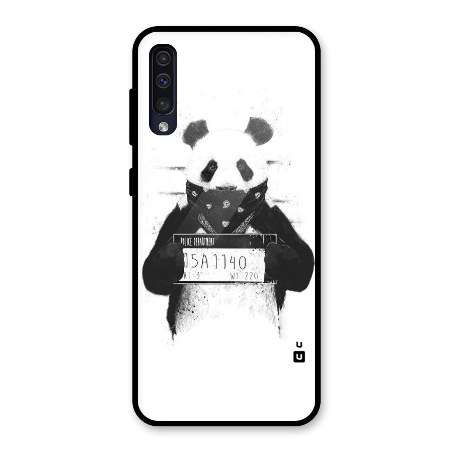 Guilty Panda Glass Back Case for Galaxy A50