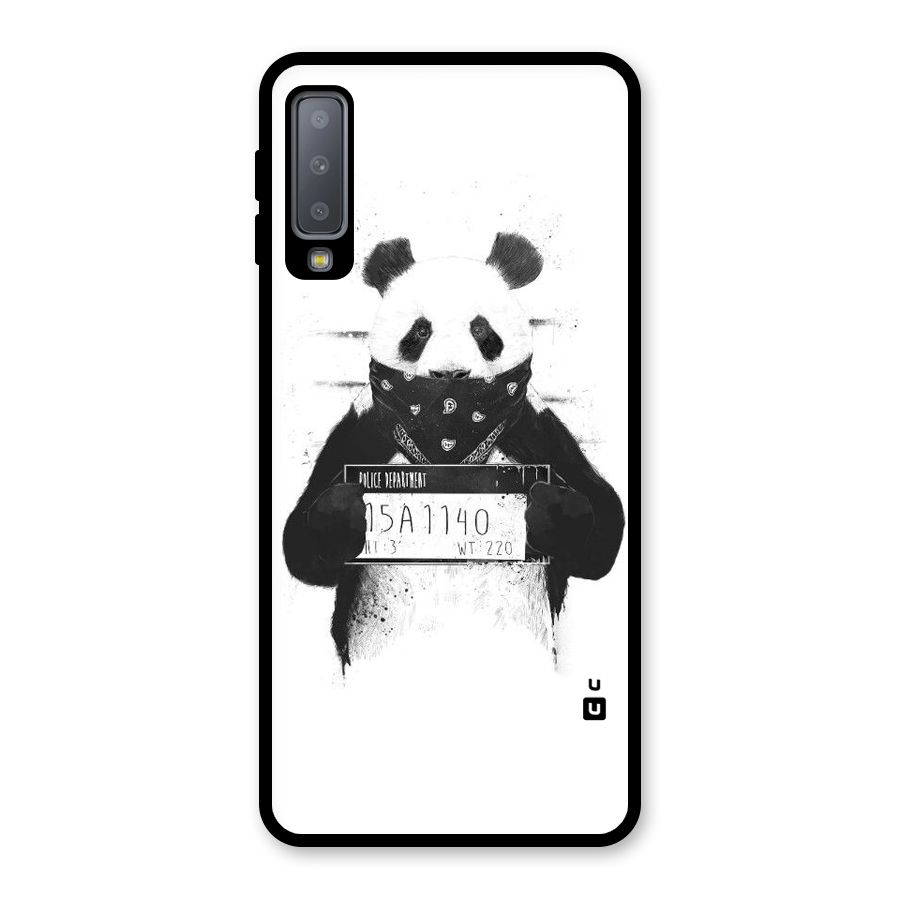 Guilty Panda Glass Back Case for Galaxy A7 (2018)