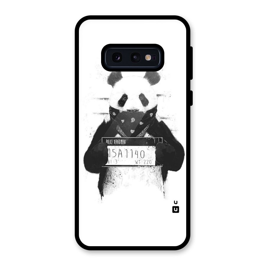 Guilty Panda Glass Back Case for Galaxy S10e